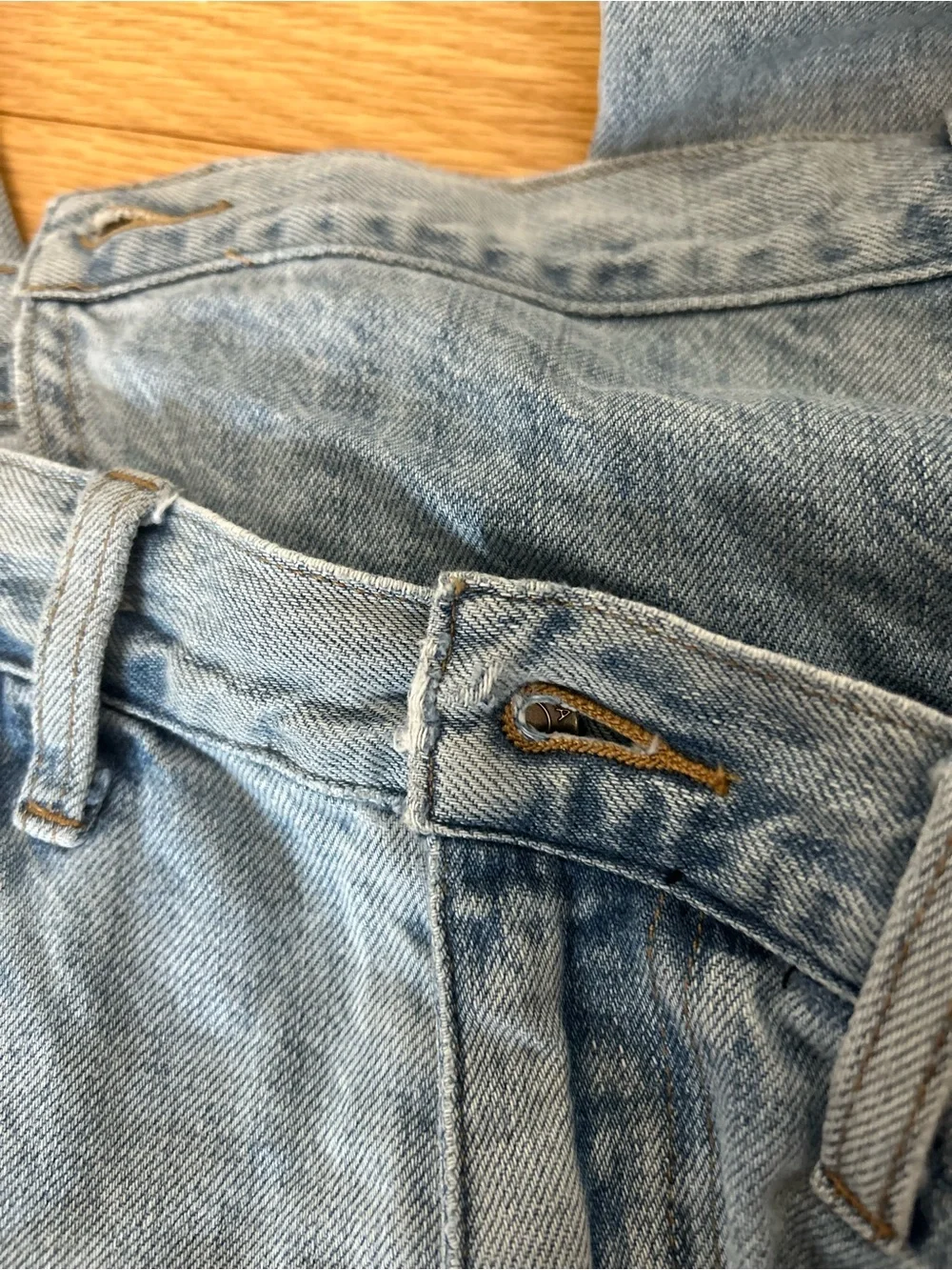 Pistola Bobbie Wide Leg Crossover Jeans - Picture 10 of 16
